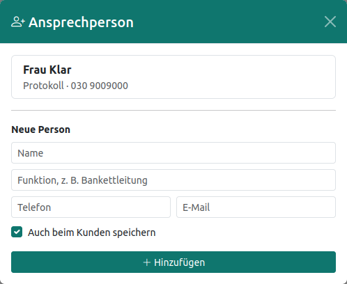 Ansprechpersonen