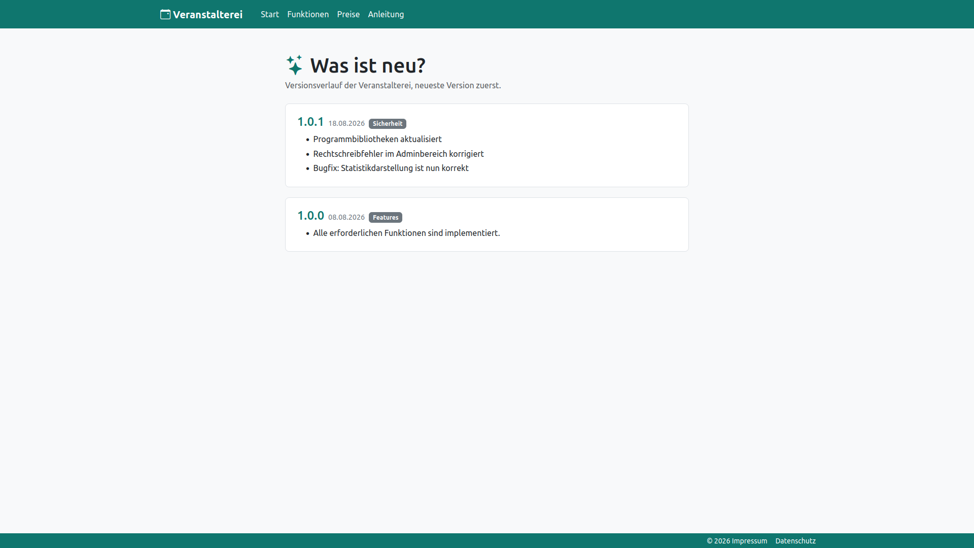 Changelog
